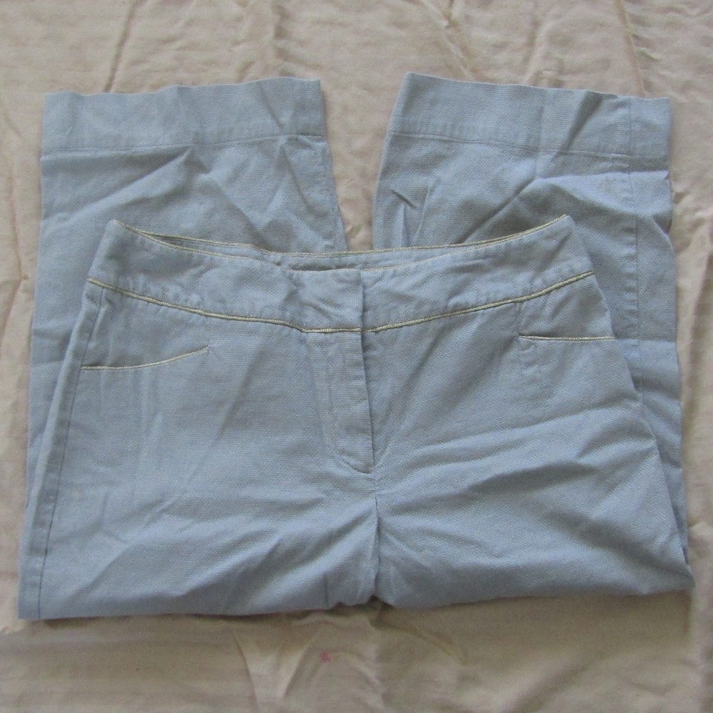 Isaac Mizrahi for Target Cotton Pique Cropped Pant